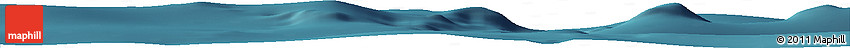 Satellite Horizon Map of the Area around 47° 24' 32" S, 13° 31' 30" W