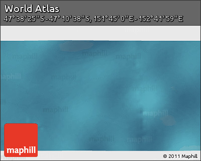 Satellite 3D Map of the Area around 47° 24' 32" S, 152° 13' 29" E