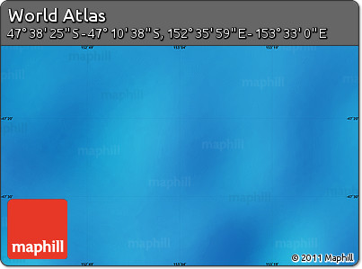 Physical Map of the Area around 47° 24' 32" S, 153° 4' 29" E