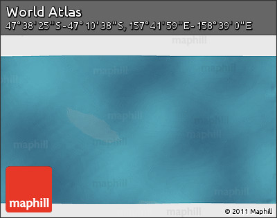Satellite 3D Map of the Area around 47° 24' 32" S, 158° 10' 30" E