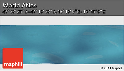 Satellite Panoramic Map of the Area around 47° 24' 32" S, 18° 46' 29" E