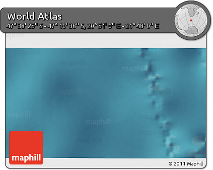 Satellite 3D Map of the Area around 47° 24' 32" S, 21° 19' 30" E