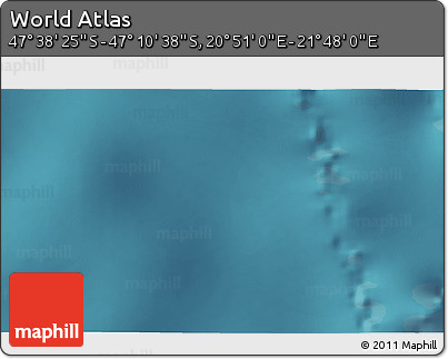 Satellite 3D Map of the Area around 47° 24' 32" S, 21° 19' 30" E