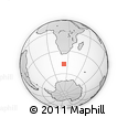 Outline Map of the Area around 47° 24' 32" S, 23° 1' 29" E, rectangular outline