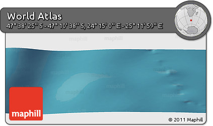 Satellite Panoramic Map of the Area around 47° 24' 32" S, 24° 43' 30" E