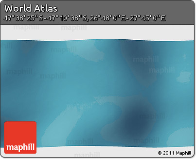 Satellite 3D Map of the Area around 47° 24' 32" S, 27° 16' 29" E