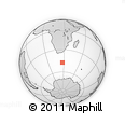 Outline Map of the Area around 47° 24' 32" S, 27° 16' 29" E, rectangular outline