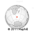 Outline Map of the Area around 47° 24' 32" S, 37° 28' 30" E, rectangular outline