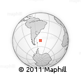 Outline Map of the Area around 47° 24' 32" S, 48° 22' 30" W, rectangular outline
