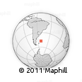 Outline Map of the Area around 47° 24' 32" S, 51° 46' 29" W, rectangular outline