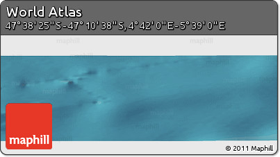 Satellite Panoramic Map of the Area around 47° 24' 32" S, 5° 10' 30" E