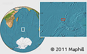 Satellite Location Map of the area around 47° 24' 32" S, 62° 7' 30" E