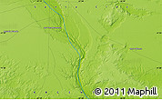Physical Map of the area around 47° 24' 32" S, 67° 4' 29" W