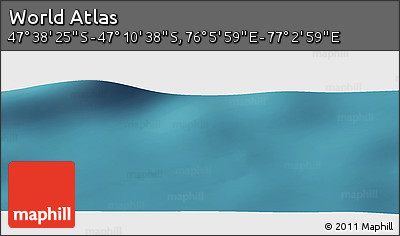 Satellite Panoramic Map of the Area around 47° 24' 32" S, 76° 34' 29" E