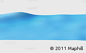 Shaded Relief Panoramic Map of the area around 47° 24' 32" S, 76° 34' 29" E