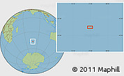 Savanna Style Location Map of the area around 47° 24' 32" S, 77° 25' 30" E