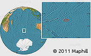 Satellite Location Map of the area around 47° 24' 32" S, 79° 7' 30" E