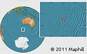 Satellite Location Map of the area around 47° 49' 20" S, 116° 31' 30" E