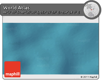 Satellite 3D Map of the Area around 47° 49' 20" S, 153° 55' 30" E