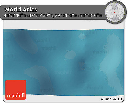 Satellite 3D Map of the Area around 47° 49' 20" S, 29° 49' 30" E