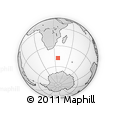 Outline Map of the Area around 47° 49' 20" S, 36° 37' 30" E, rectangular outline