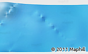 Physical 3D Map of the area around 47° 49' 20" S, 44° 16' 29" E