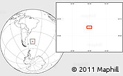 Blank Location Map of the area around 47° 49' 20" S, 46° 40' 29" W