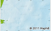 Physical Map of the area around 47° 49' 20" S, 65° 22' 30" W
