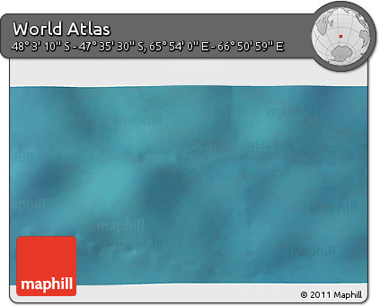 Satellite 3D Map of the Area around 47° 49' 20" S, 66° 22' 30" E