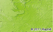 Physical Map of the area around 47° 49' 20" S, 67° 55' 30" W