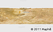 Satellite Panoramic Map of the area around 47° 49' 20" S, 67° 55' 30" W
