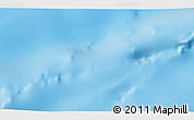 Physical 3D Map of the area around 47° 49' 20" S, 73° 10' 30" E
