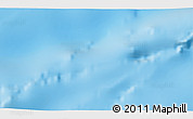 Shaded Relief 3D Map of the area around 47° 49' 20" S, 73° 10' 30" E