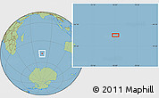 Savanna Style Location Map of the area around 47° 49' 20" S, 76° 34' 29" E