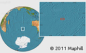 Satellite Location Map of the area around 47° 49' 20" S, 87° 37' 30" E