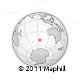 Outline Map of the Area around 47° 49' 20" S, 95° 16' 30" E, rectangular outline