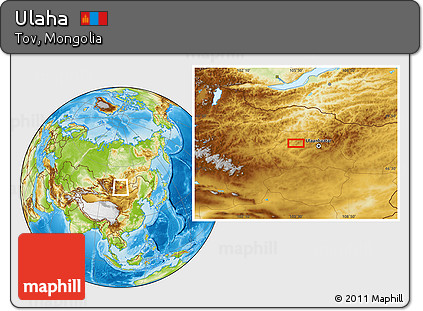 Physical Location Map of Ulaha