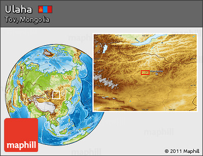 Physical Location Map of Ulaha