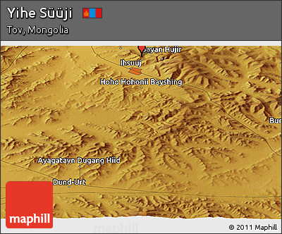 Physical Panoramic Map of Yihe Süüji