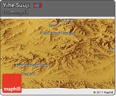 Physical Panoramic Map of Yihe Süüji