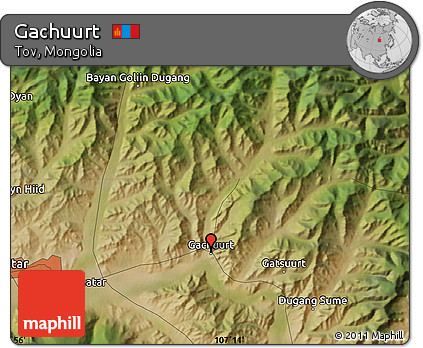 Satellite Map of Gachuurt