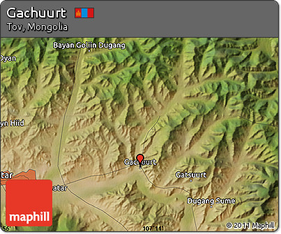 Satellite Map of Gachuurt