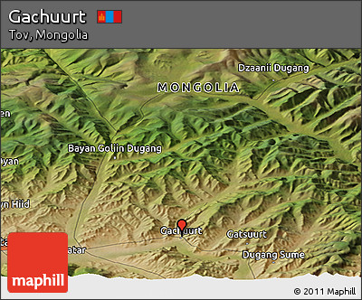 Satellite Panoramic Map of Gachuurt