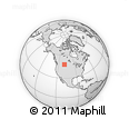 Outline Map of the Area around 48° 5' 50" N, 108° 43' 29" W, rectangular outline