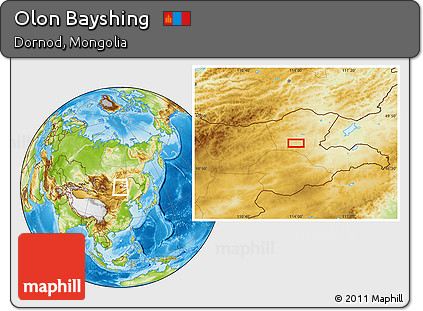 Physical Location Map of Olon Bayshing