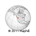 Outline Map of the Area around 48° 5' 50" N, 118° 55' 30" W, rectangular outline