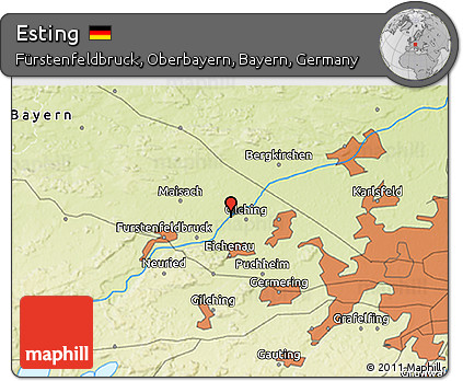 Physical 3D Map of Esting