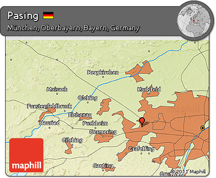 Physical 3D Map of Pasing
