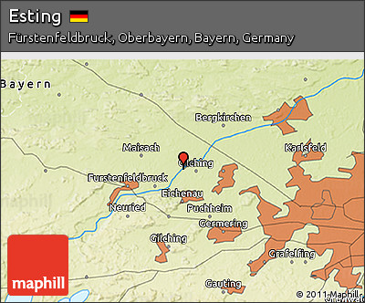 Physical 3D Map of Esting