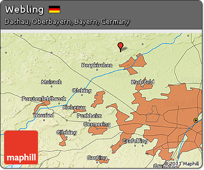 Physical 3D Map of Webling